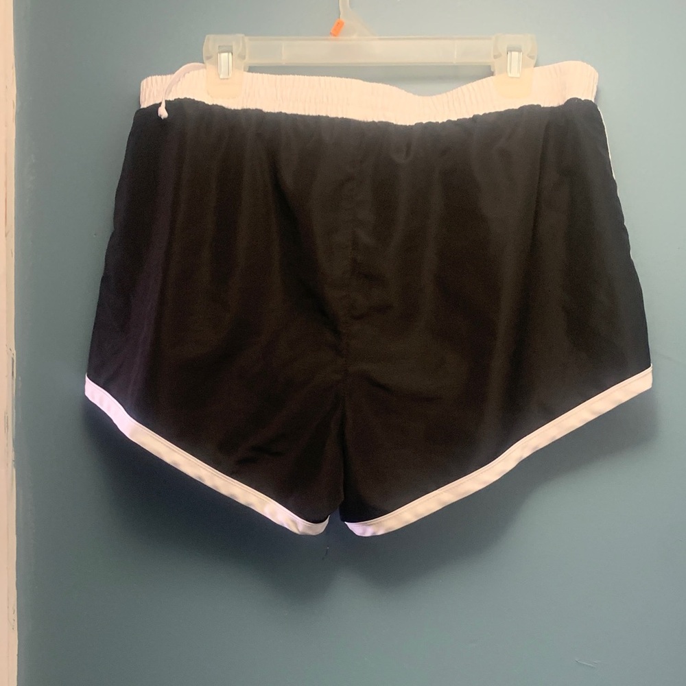 Be inspired Stylish Black and White Women's Athletic Shorts - Picture 3 of 6